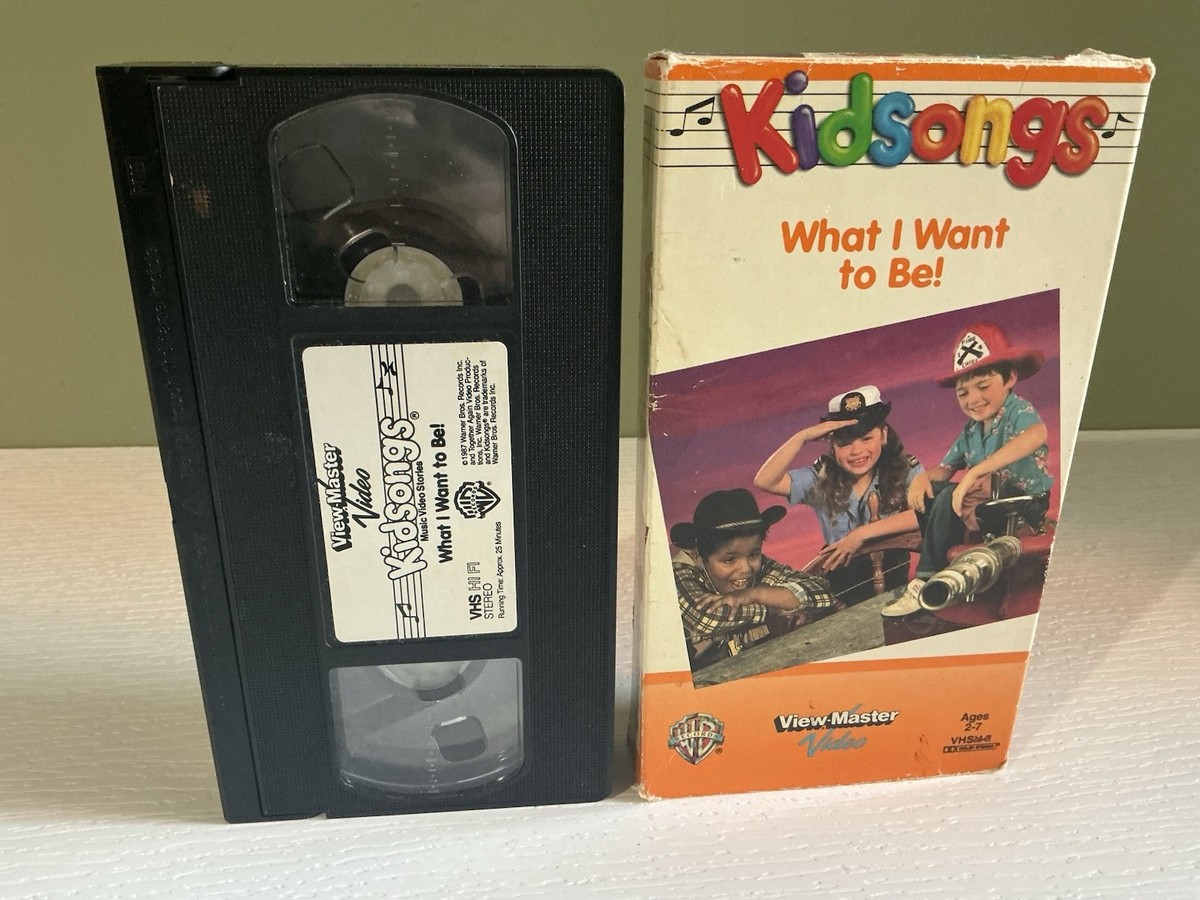 Kidsongs - What I Want to Be! View-Master Video VHS Tape 1987 | eBay