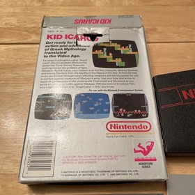 Nintendo Kid Icarus NES Silver box Complete with instructions. 