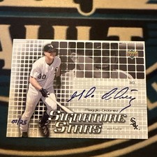 2003 Upper Deck Signature Stars Magglio Ordonez Auto #SS-MO Hand Number/25