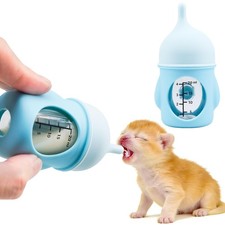 Puppy Bottles for Nursing Kitten Bottles for Nursing Pet Feeding Bottle Blue- 2