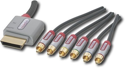 Rocketfish HD Braided Component Video/Stereo Audio Gaming Cable - Xbox 360