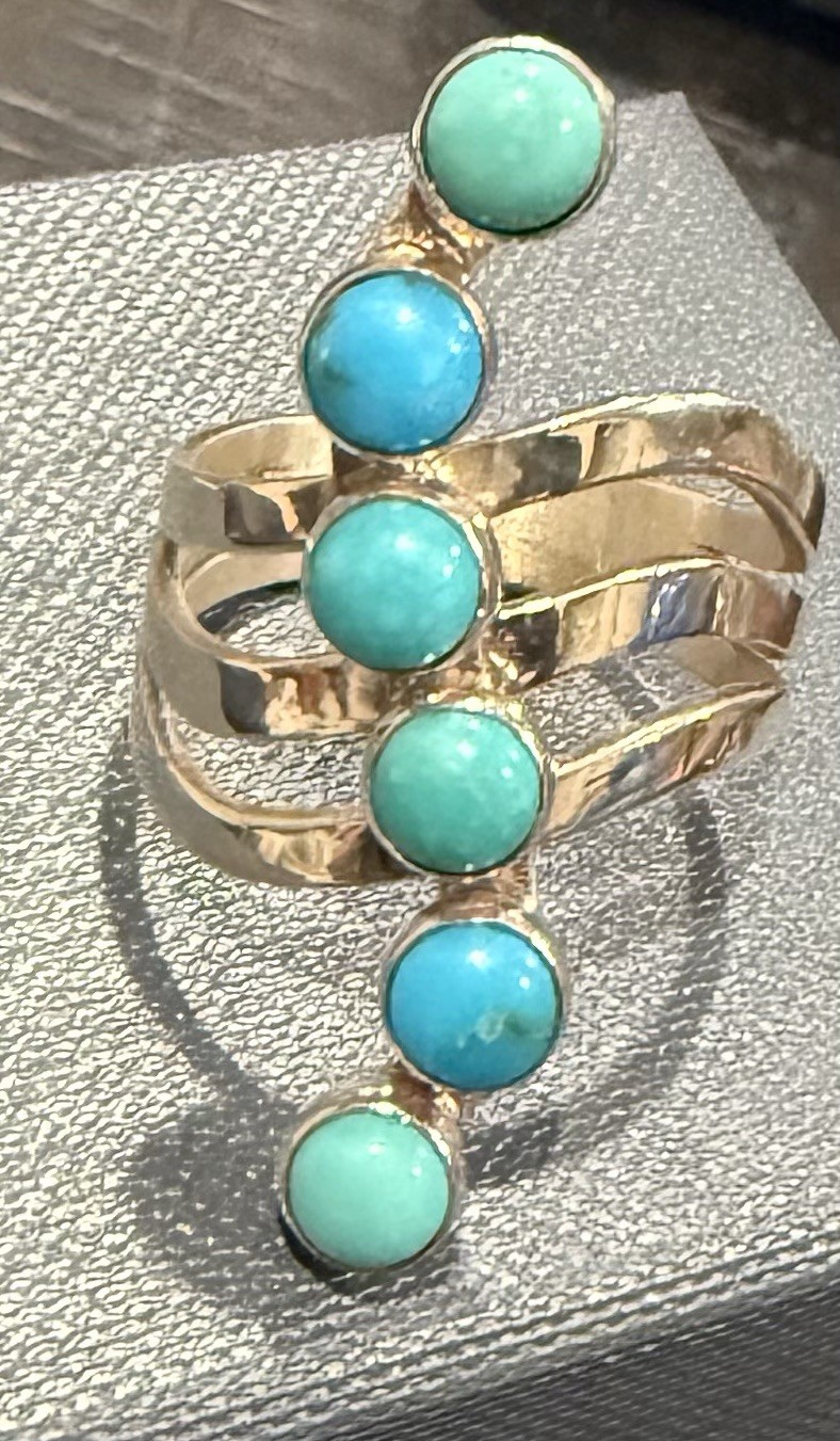 Jay King Sterling Silver Kingman Turquoise Ring Size 9 | eBay
