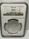 1879 S Morgan Silver Dollar NGC Ms 64