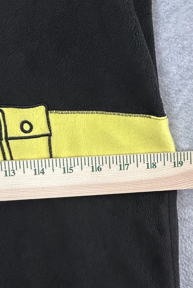 Pijama Batman Negro Polar Mediano Adulto Una Pieza Cremallera Frontal Sin Capa Estilo Retro Foto 4 de 4