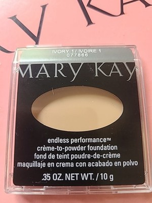 MARY KAY ENDLESS PERFORMANCE CREME-TO-POWDER FOUNDATION Ivory 1 .35 OZ