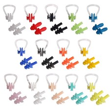 14 Sets Silicone Nose Clips Waterproof Swimming Plugs Ear Protector