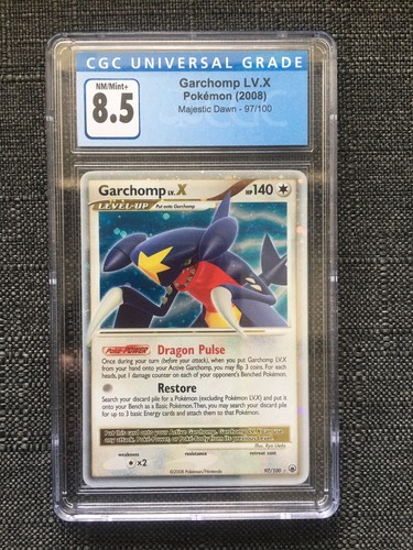 Garchomp LV.X graded CGC 8.5 for sale on eBay