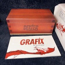 Dexter The Complete Series DVD Collector s Set - Wood Slide Box - Complete