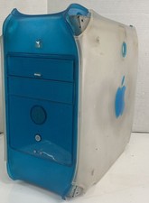 Apple Power Macintosh G3 Vintage Desktop Computer Blue  White No HDD - Read