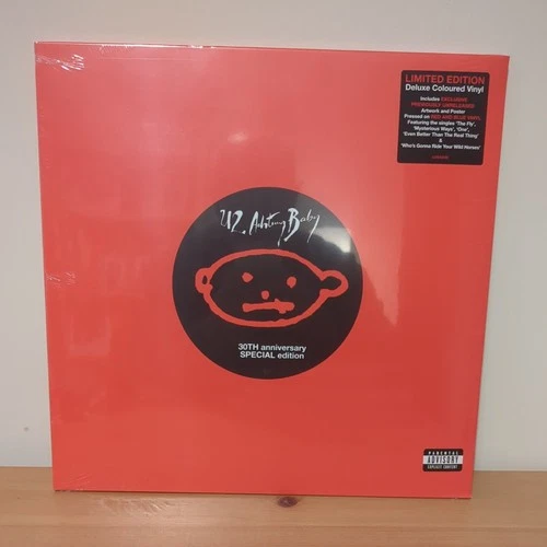 U2 Achtung Baby (30th Anniversary Edition) Red & Blue Vinyl 2LP *LOW NUMBER*