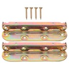 2 Sets Bed Frame Hardware Connector Bed Rail Brackets Frame Fasteners