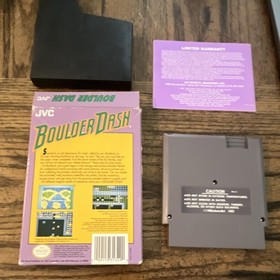 JVC Boulder Dash Nintendo NES NTSC-U/C con caja y manual incluido 1990