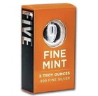 9Fine Mint 5 oz Cast Poured Silver Bar
