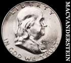 1954-S Silver Franklin Half Dollar - Choice Gem Brilliant Unc++++  #G8806