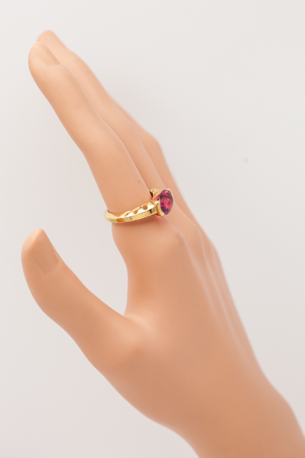 Kurt Wayne 18K Yellow Gold Pink Tourmaline Ring(2… - image 13