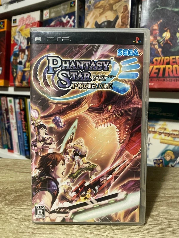 Jeu: Phantasy Star Portable (JAP) Playstation Portable PSP Japan NTSC-J SEGA CIB