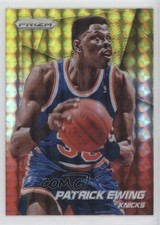 2014-15 Panini Prizm Yellow & Red Mosaic Prizm Patrick Ewing #196 HOF 0u4