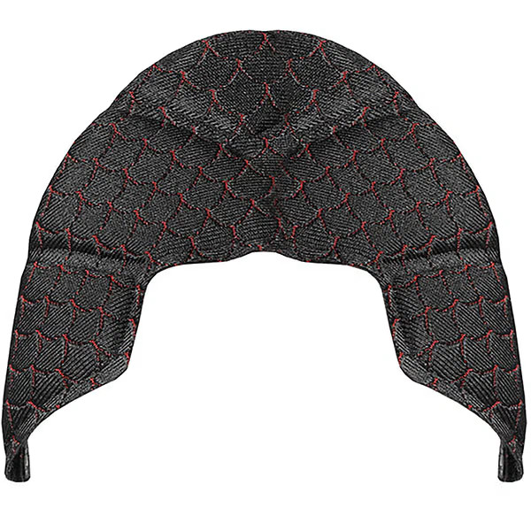 LS2 Motorcycle Helmet Chin Curtain Spares Replacement - Explorer Carbon / 22.06