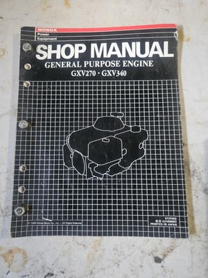 Handa Shop Manua Gxv270 Gxv340