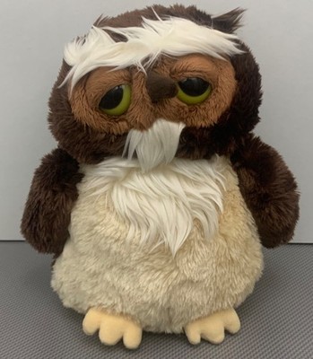 Aurora Toys Schlafäugige Eule Plüschtier Kuscheltier Beanie