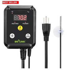 Digital Reptile Thermostat  Heat Mat Controller, 40-108 F, Listed, 1000W