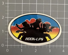 Hook Ups Sticker Rare Vintage Angels Oval  