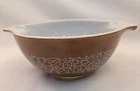 Vintage PYREX Woodland Brown Cinderella Mixing Bowl #442, 1.5 QT