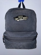 VANS OFF THE WALL Backpack Black Skate Logo Patch, Pre-Owned, Classic Style
