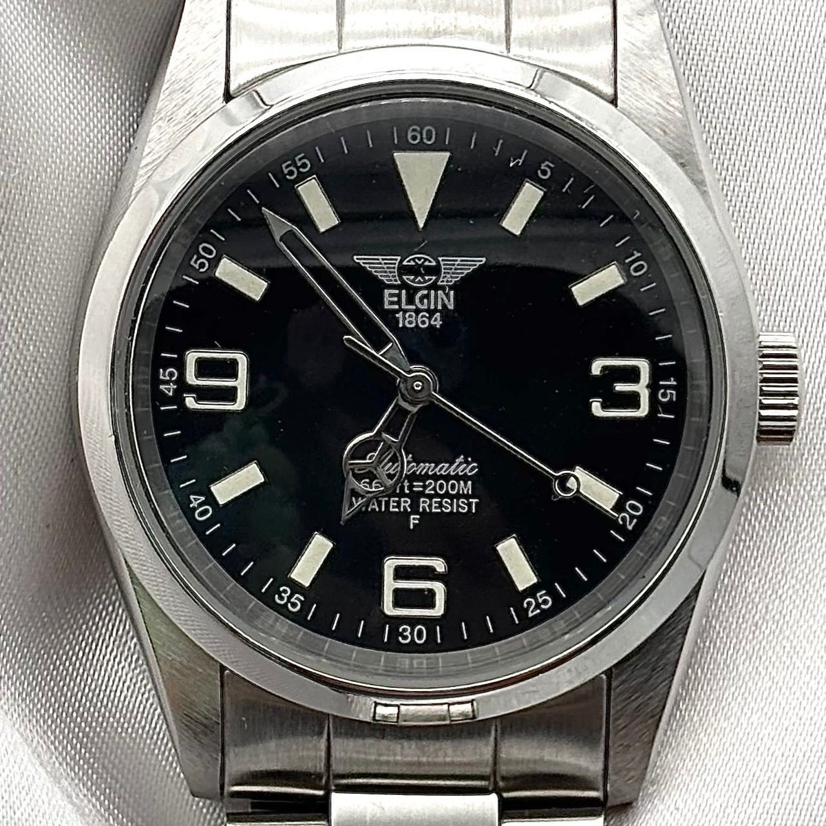 ELGIN 腕時計 Elgin 1864 Automatic Fk-979-f Men's Watch Wl21158 for sale online