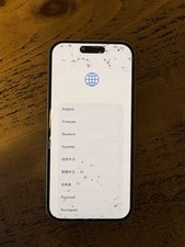 iPhone 15 128GB Green Unlocked (Cracked Screen)