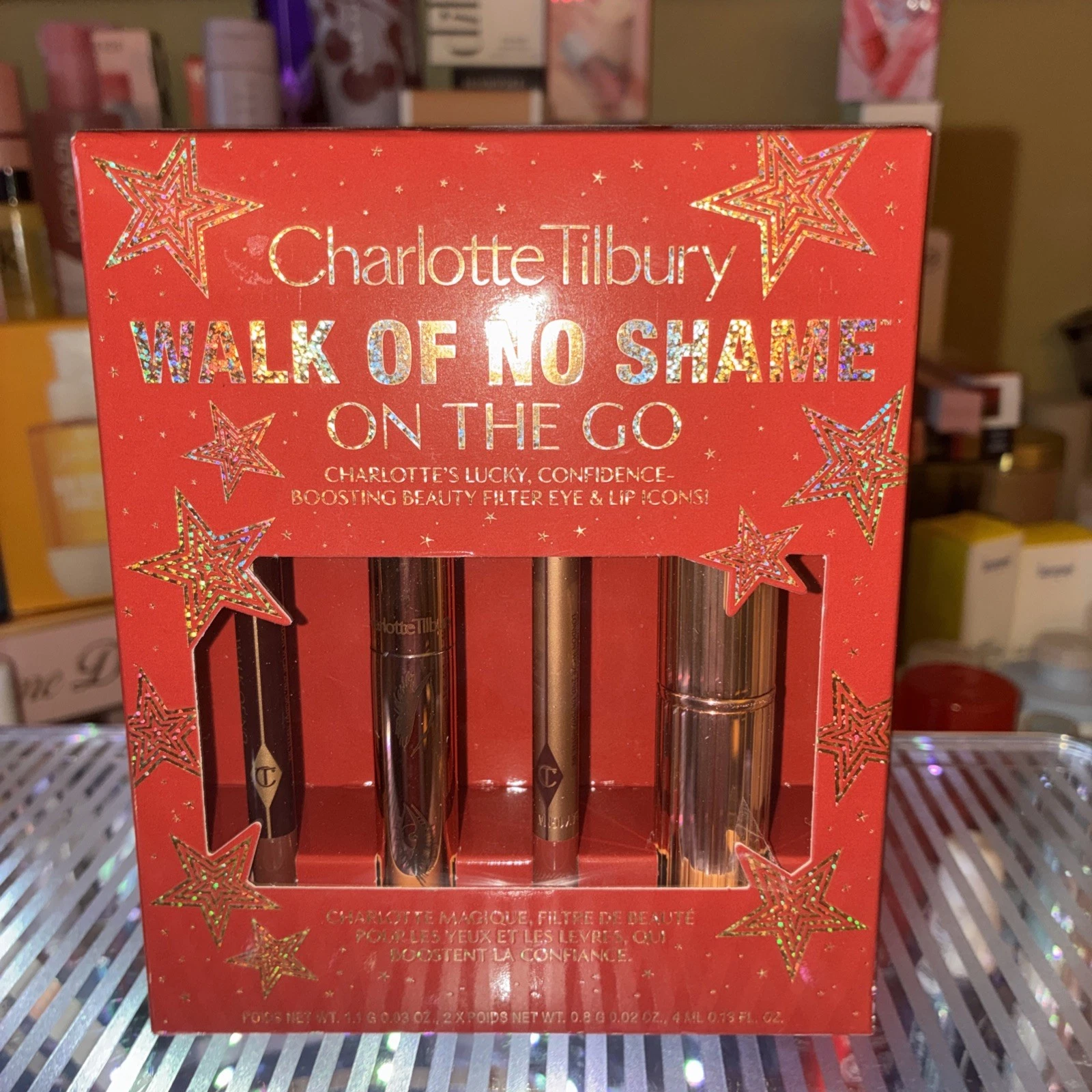 Charlotte Tilbury Walk of No Shame On The Go Kit Lips, Eye Lipliner Mascara