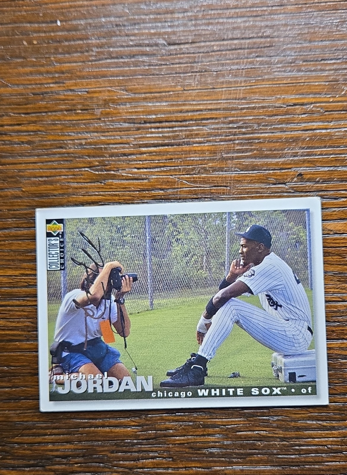 1995 Upper Deck Collector's Choice - Michael Jordan #500 Silver Foil Signature