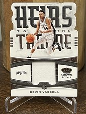 2020-21 Panini Crown Royale Heirs to the Throne Devin Vassell #HT-VAS Rookie RC