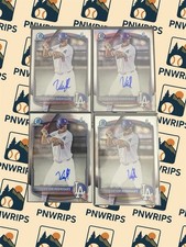 🔥2025 Bowman Chrome Baseball  Victor Rodrigues Autographs Lot Of 4🔥