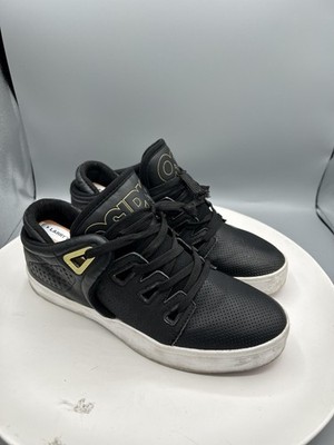 Osiris D3V Shoes Mens Size Black Gold White Skate Sneakers Y2K