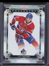 2024-25 SP Authentic Lane Hutson P-87 Pageantry Rookie RC Canadiens 