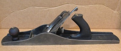 Vintage 18'' UNMARKED CORRUGATED PLANE with STANLEY IRON