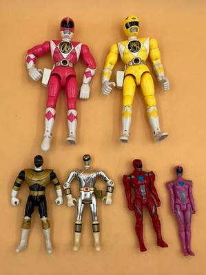 Vtg 90s Bandai Mighty Morphin Power Rangers' Action Figures Lot + 2016/2017