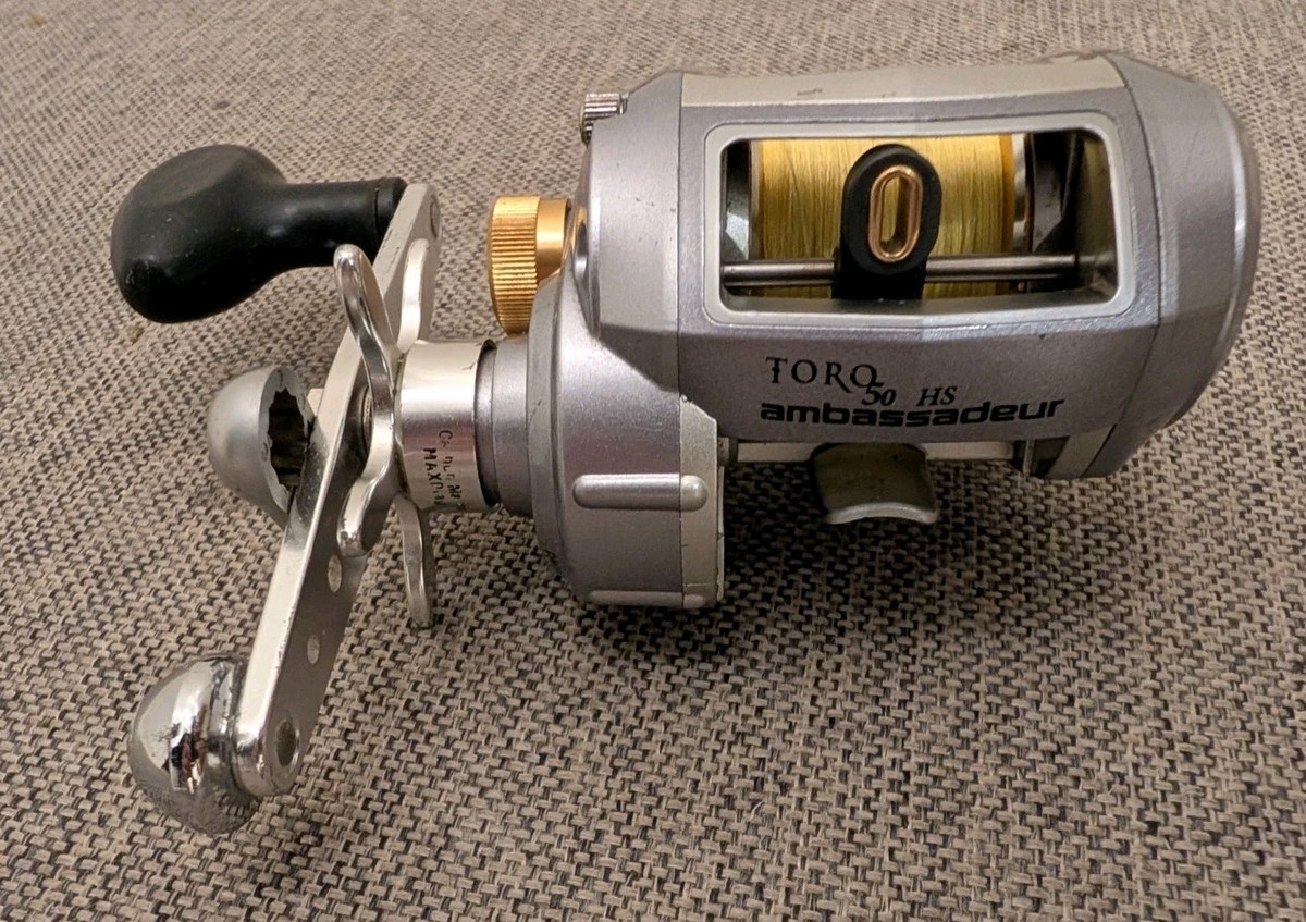 Abu Garcia Ambassadeur Revo Toro 50 HS, Right Hand, 6.4:1 Gear
