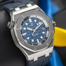 Audemars Piguet Royal Oak Offshore Diver Blue Men's Watch - 15720ST.OO.A027CA.01