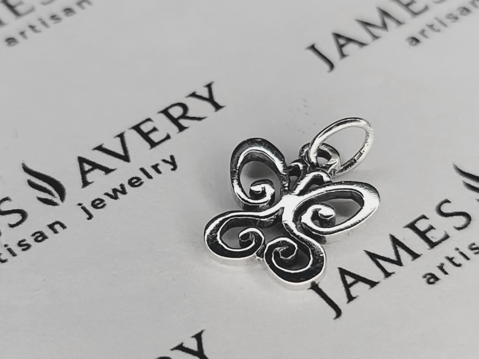 Authentic James Avery Spring Butterfly Charm cm-2… - image 6