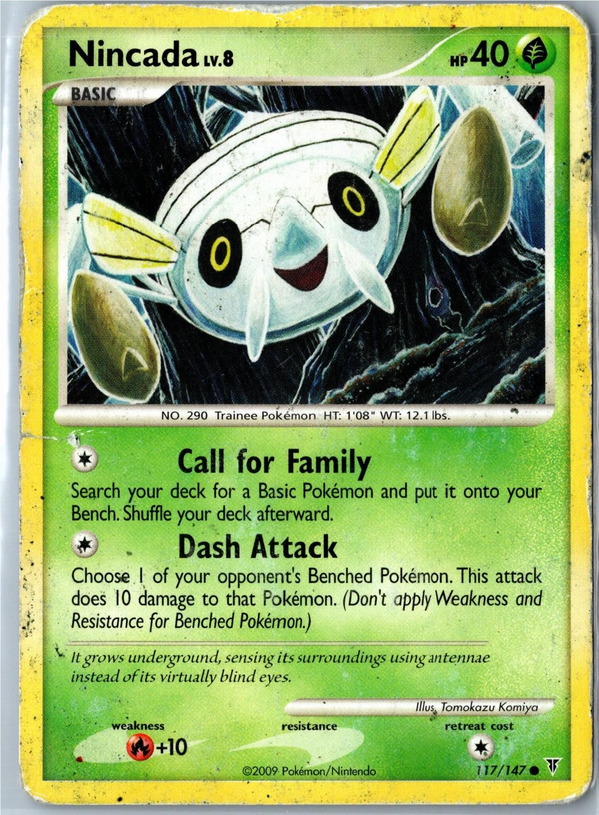 Nincada - 117/147 - Supreme Victors - Common - Damaged
