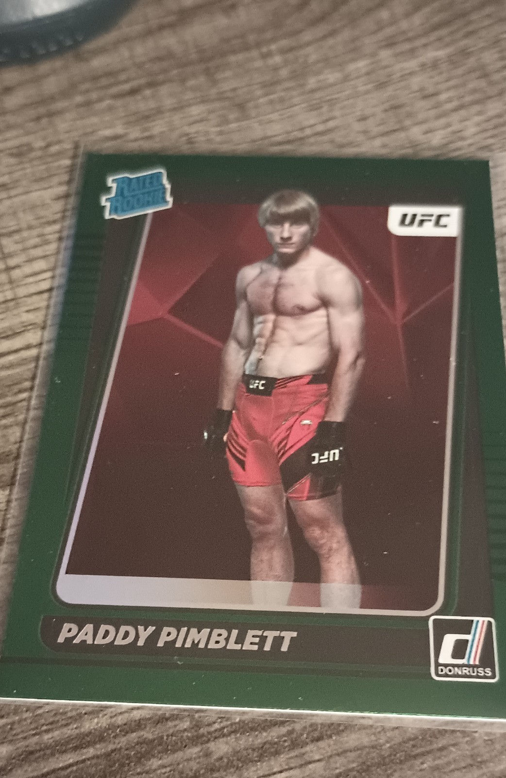 2022 Donruss UFC - Rated Rookie Paddy Pimblett #207 Green Flood (RC)