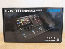 BOSS GX 10 Black Guitar Effects Processor with Integrated Expression Pedal