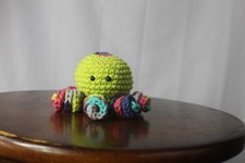 Multicolor Crocheted Amigurumi Octopus
