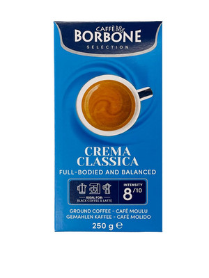 Ground Coffee, Crema Classica, Premium Coffee Blend, Full-Bodied, Balanced, Crea