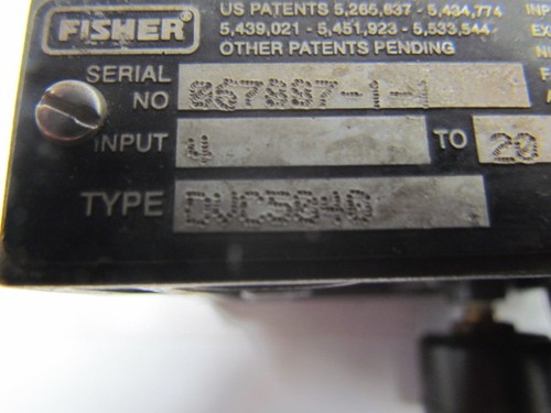 Fisher controls DVC5040 Fieldvue positioner valve for part or repair - Afbeelding 10 van 10