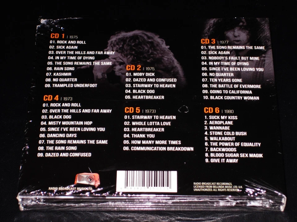 Led Zeppelin: Live Rarities - Public Radio Broadcast Recordings 6 CD Set UK NEW - Image 2 of 2