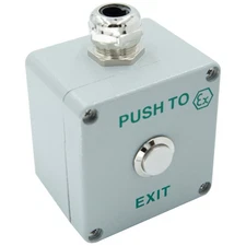Explosion-Proof Push to Exit Button IP67 Waterproof Surface Mount