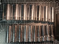 snap on 1/2 drive deep SAE 6 point 3/8- 1  3/...